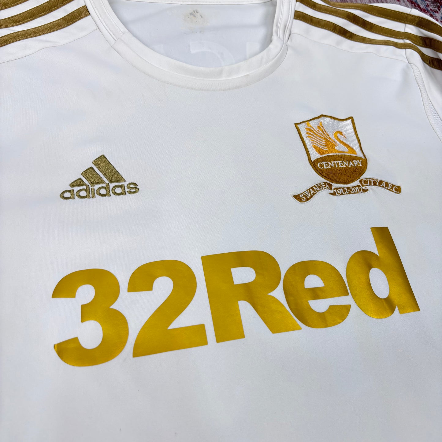 2011/12 Swansea Home Shirt - Michu - Player Issue - M