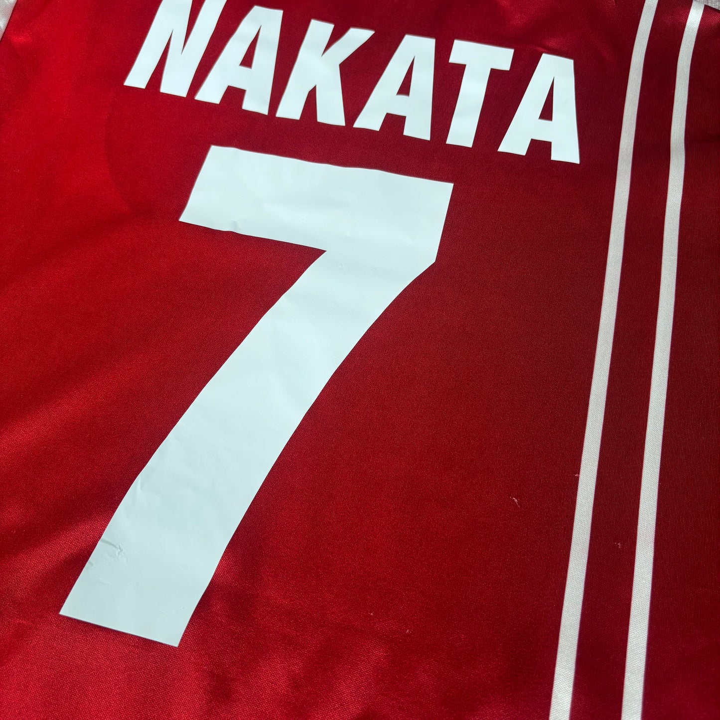 1998/99 Perugia Home Longsleeve - Nakata - L