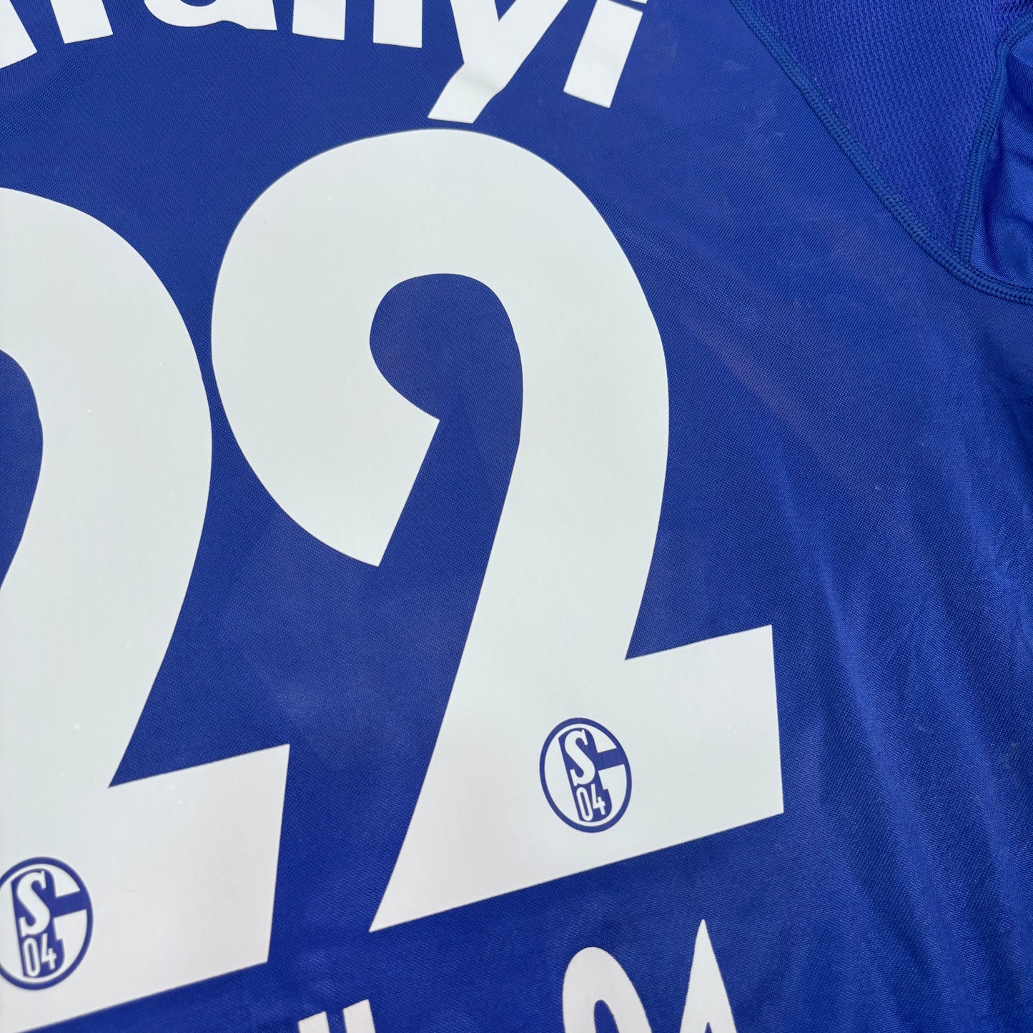 2005/06 FC Schalke Home Longsleeve Shirt - L - Kuranyi