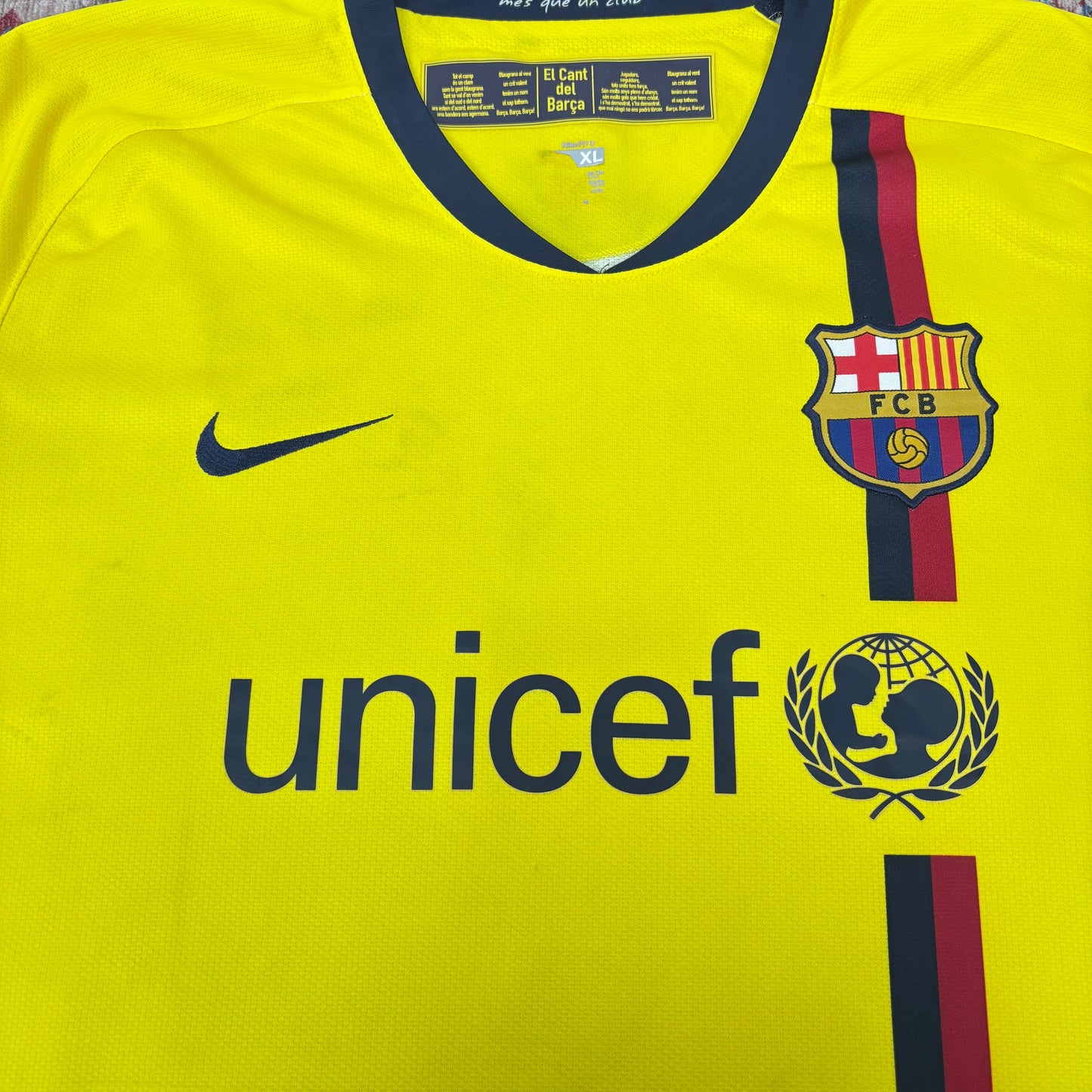 2008/09 Barcelona Away Shirt - Messi - XL