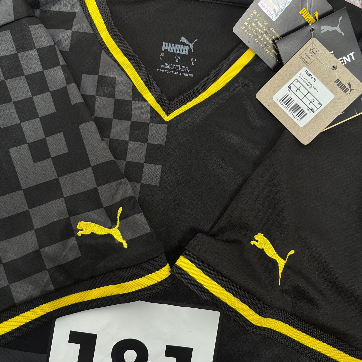 2022/23 Borussia Dortmund Away Shirt - Bellingham - L - New with Tag
