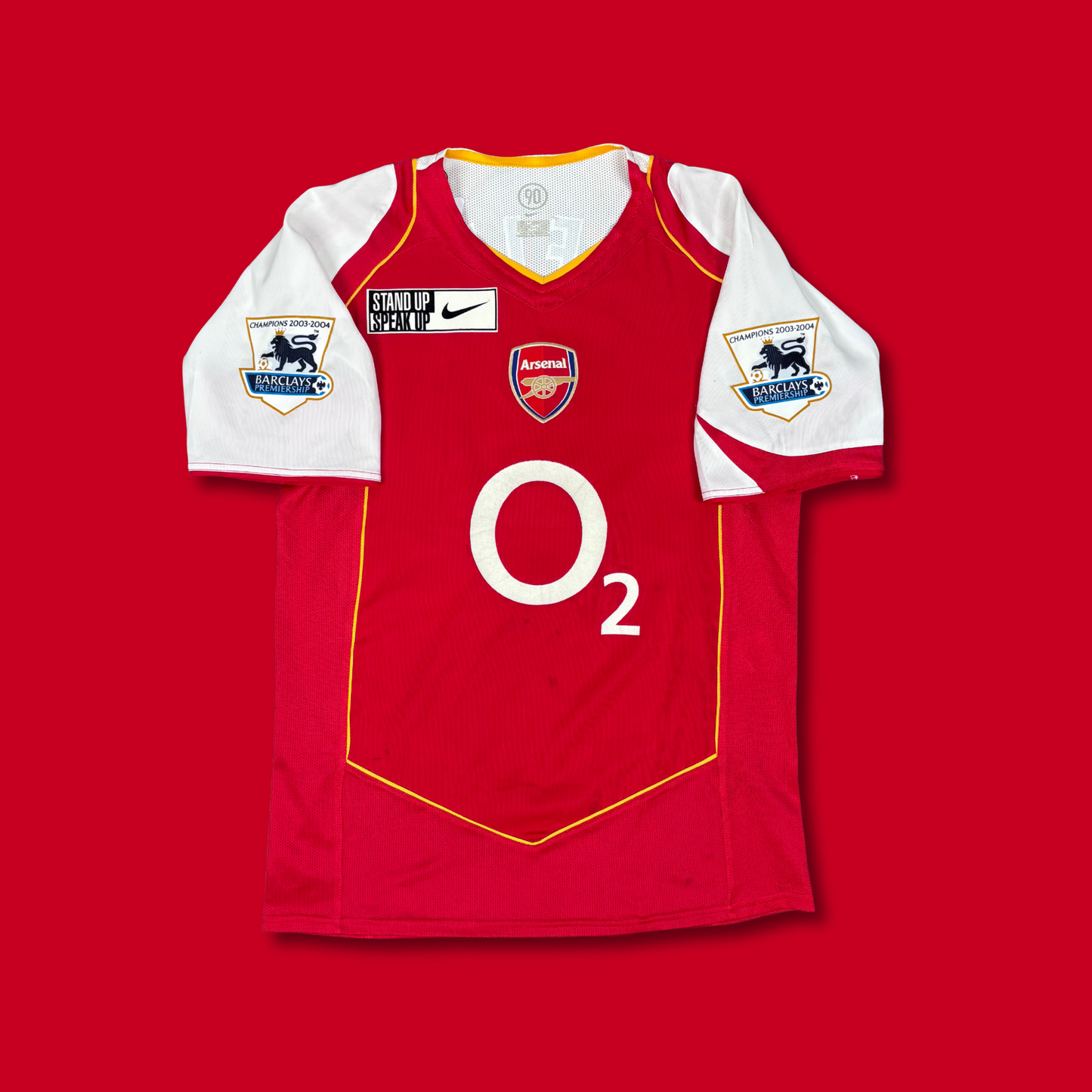 2004/05 Arsenal Home Shirt - Vieira - S