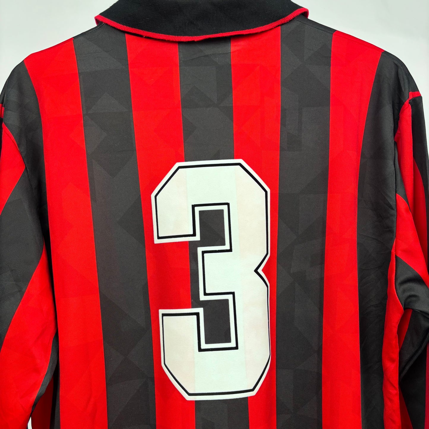1994/95 AC Milan Home Longsleeve Shirt - Maldini