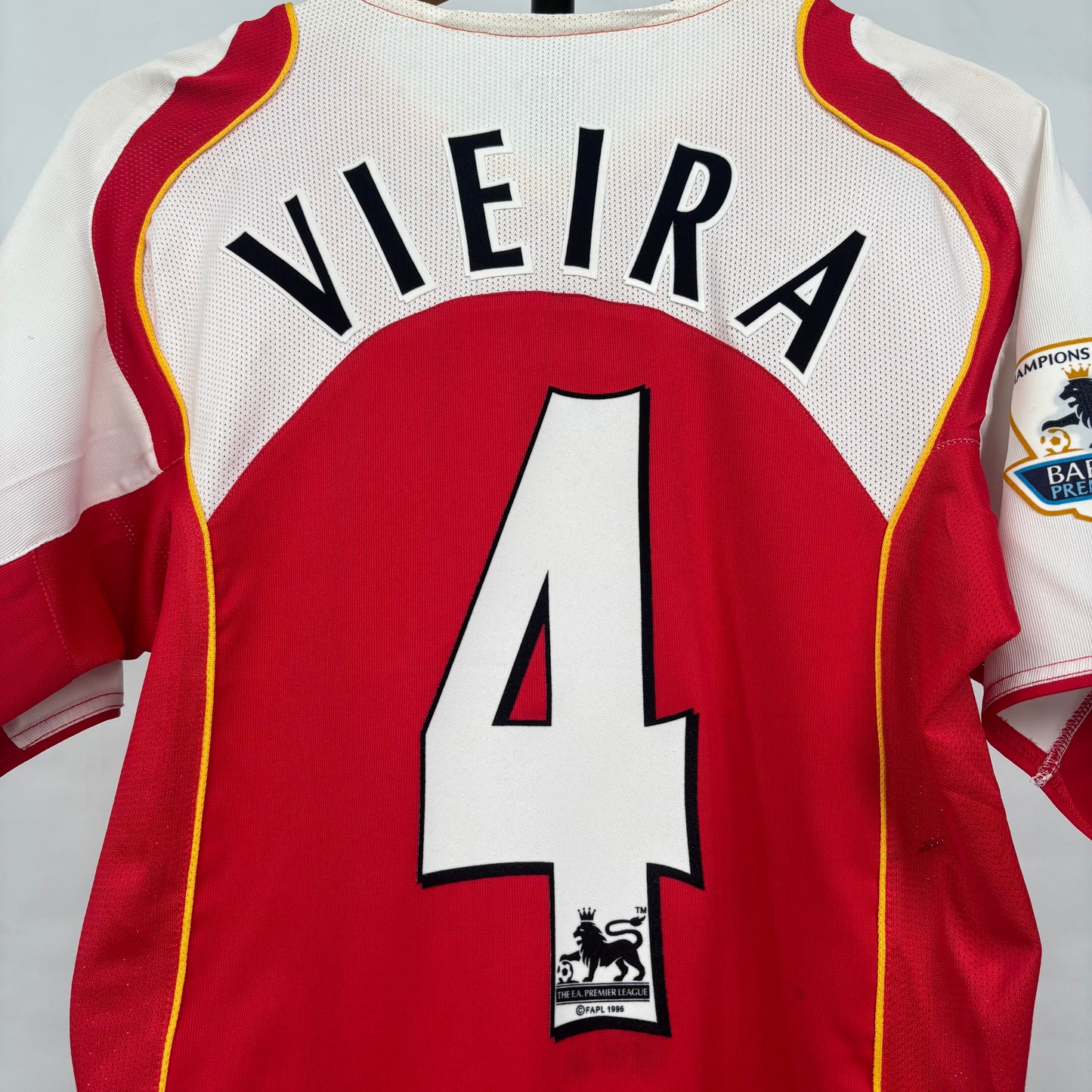 2004/05 Arsenal Home Shirt - Vieira - S