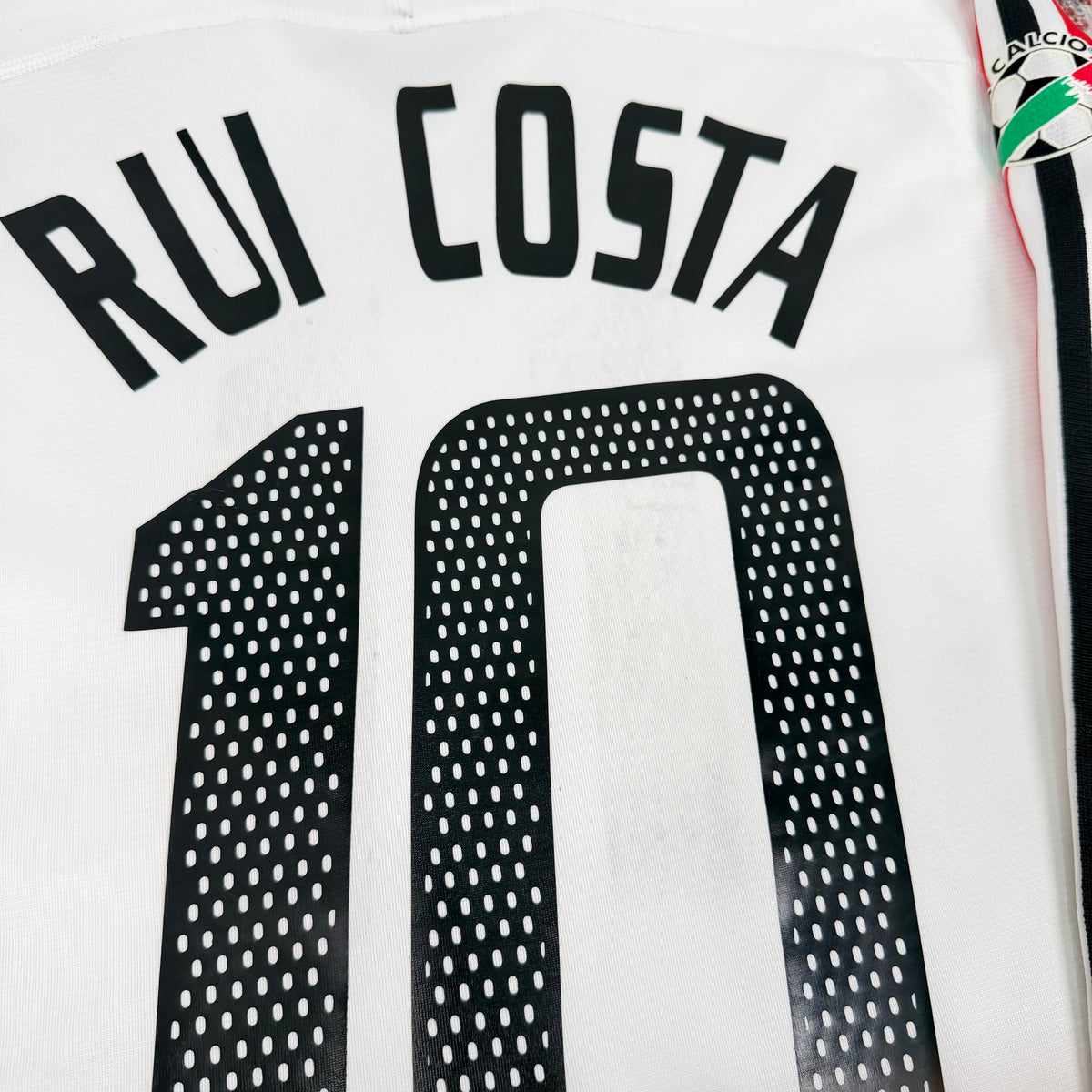 2003/04 AC Milan Away Longsleeve Shirt - Player Issue - Rui Costa - S