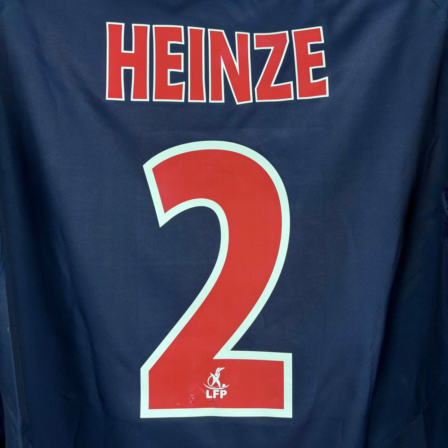 2003/04 Paris Saint Germain Home Longsleeve Shirt - Heinze - Player Issue - M