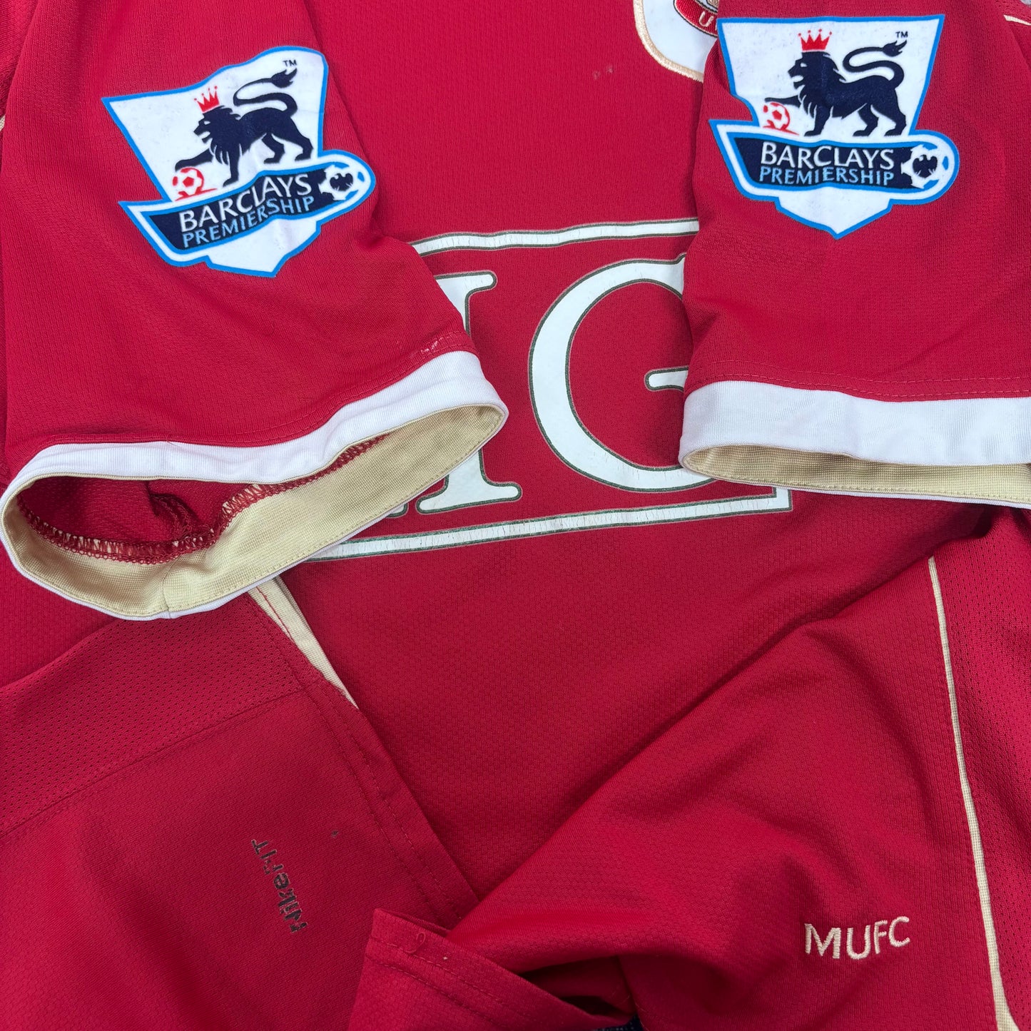 2006/07 Manchester United Home Shirt - Heinze - M