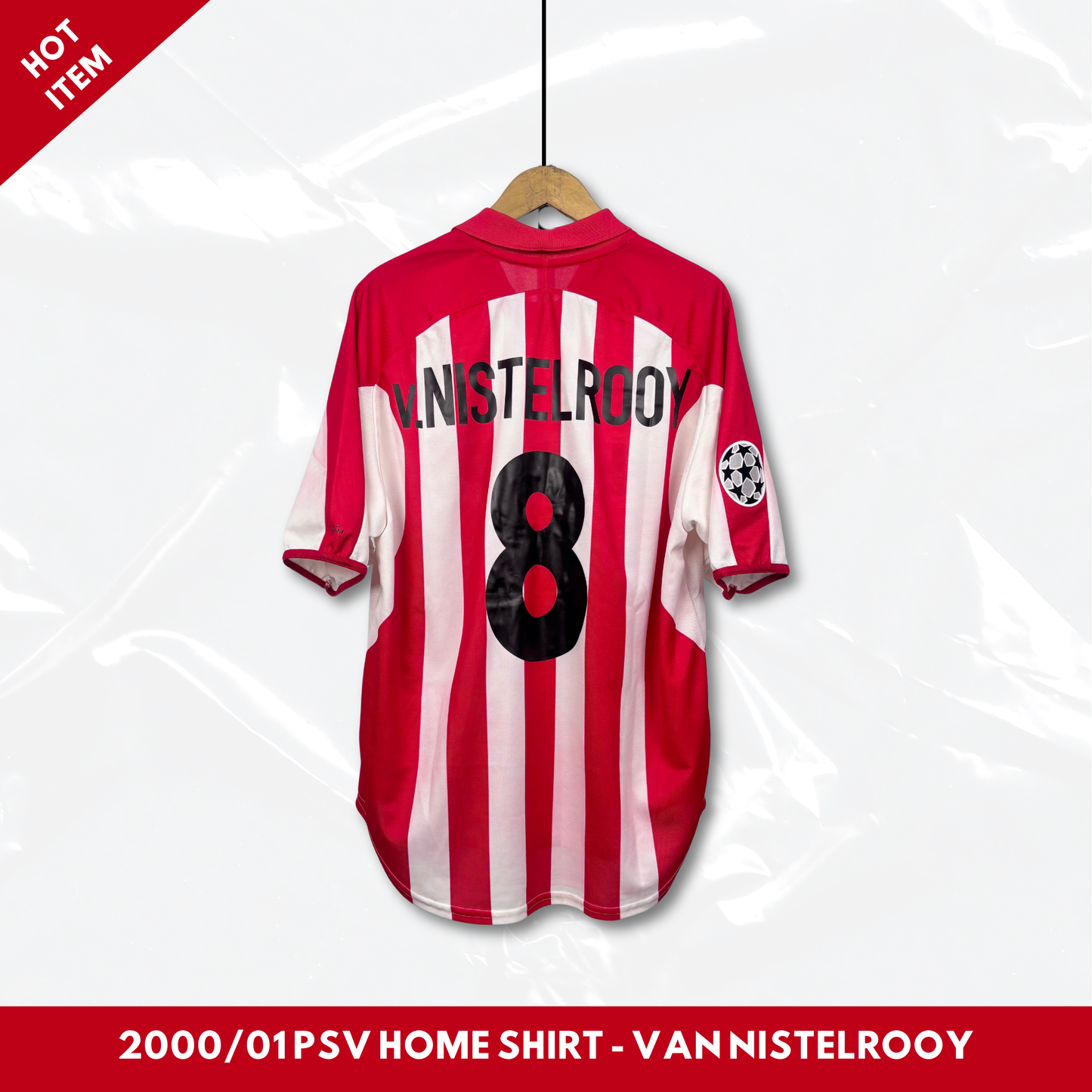 2000/01 PSV Home Shirt - Van Nistelrooy - L
