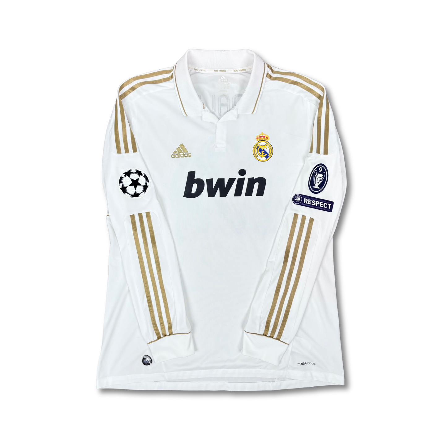 2011/12 Real Madrid Home Longsleeve Shirt - Cristiano Ronaldo - XL
