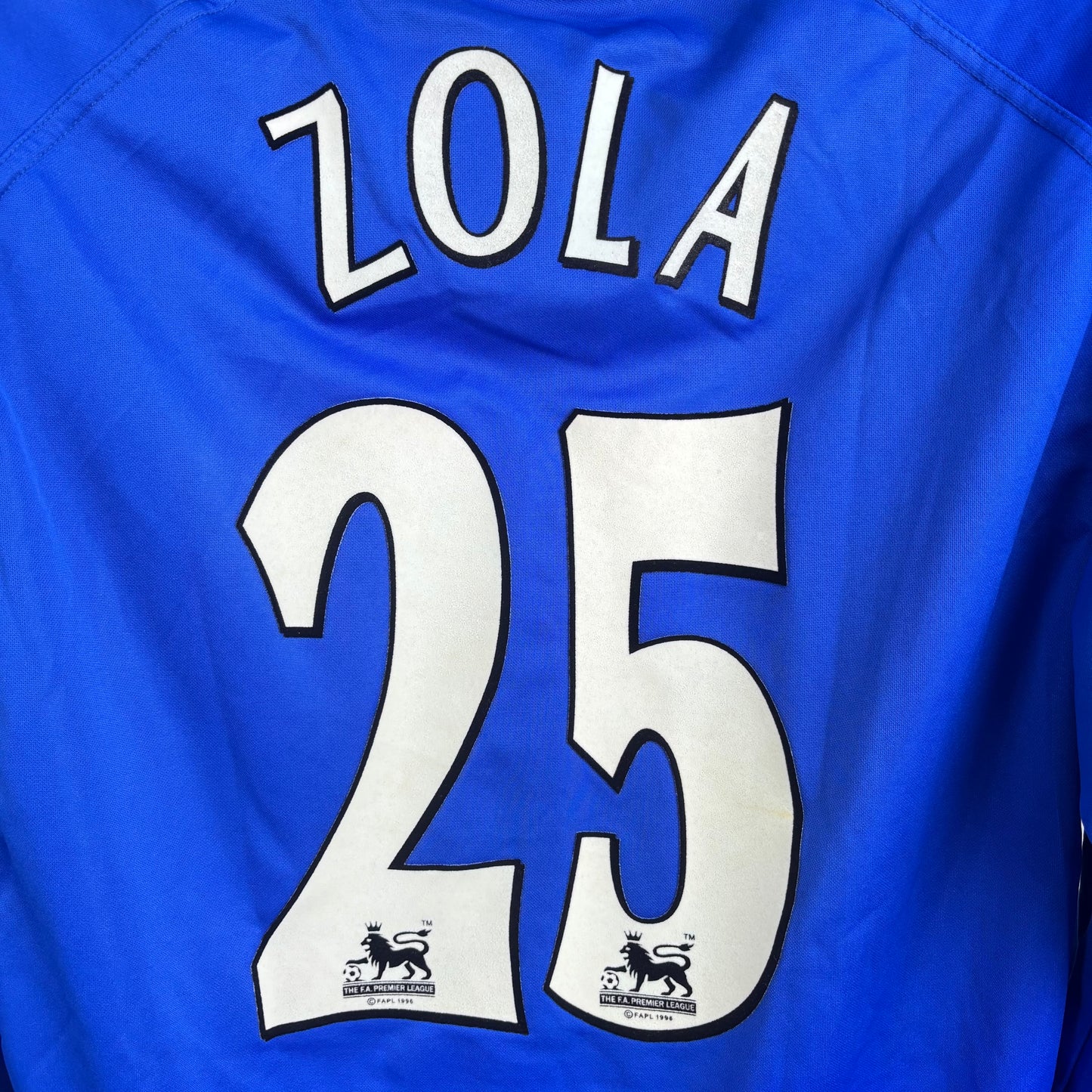 1999/00 Chelsea Home Shirt - Zola - Longsleeve - L