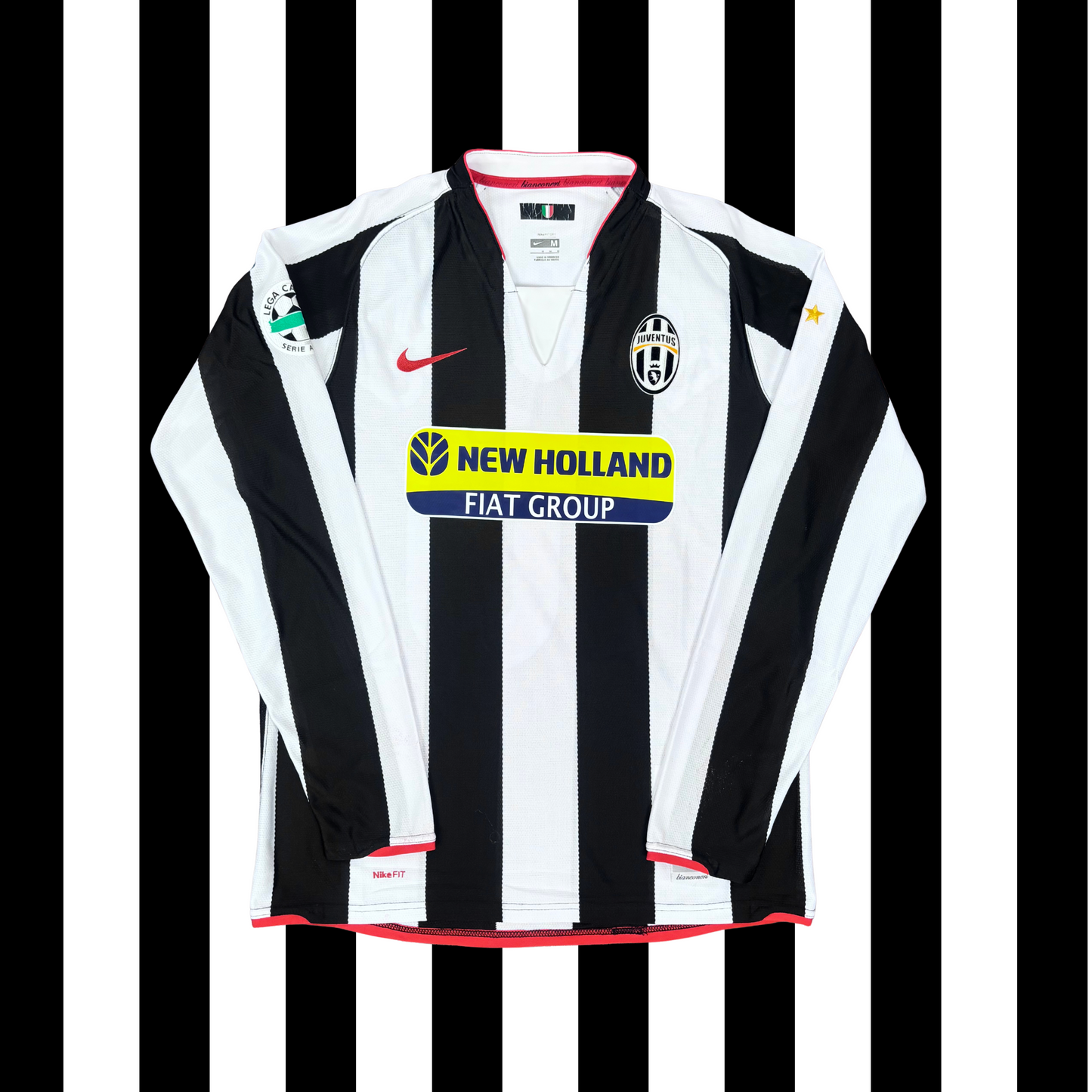 2007/08 Juventus Home Longsleeve Shirt - Del Piero - M