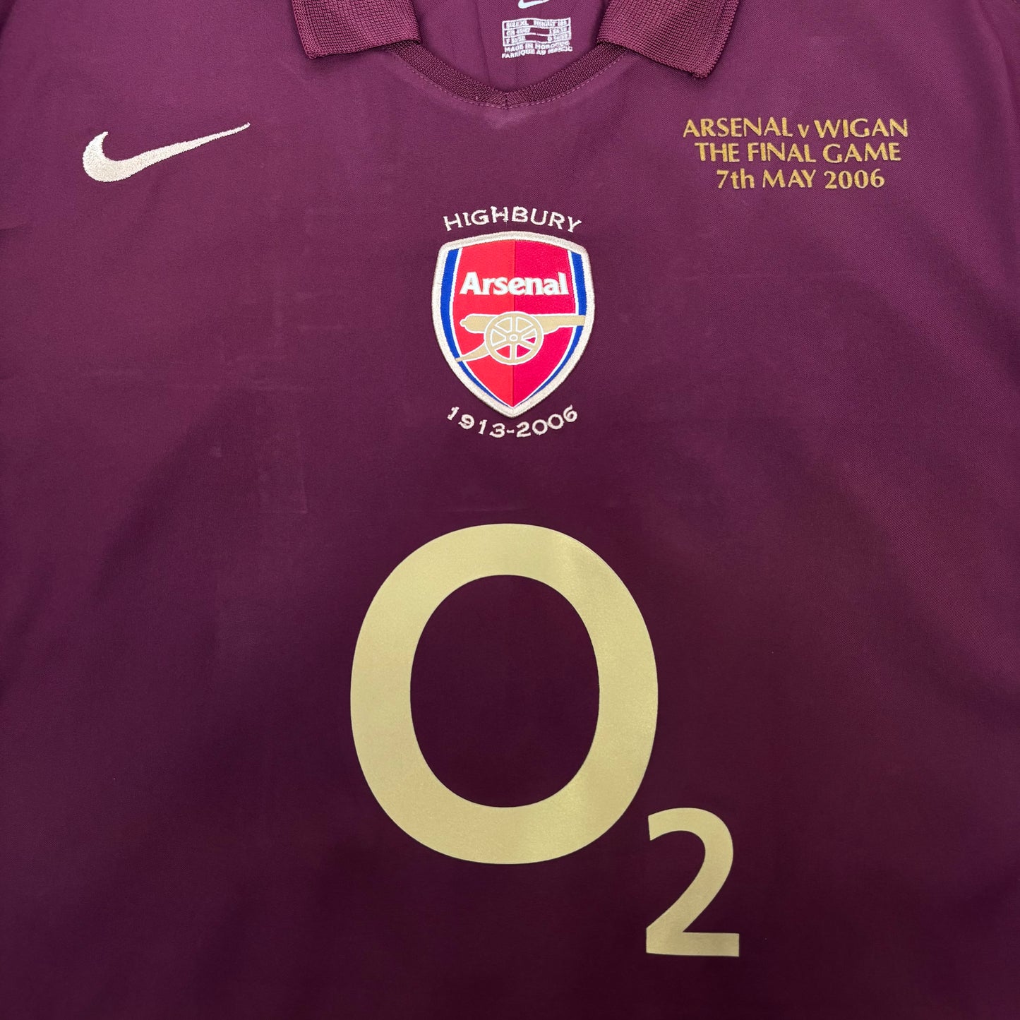 2005/06 Arsenal Home Shirt - Henry - XL