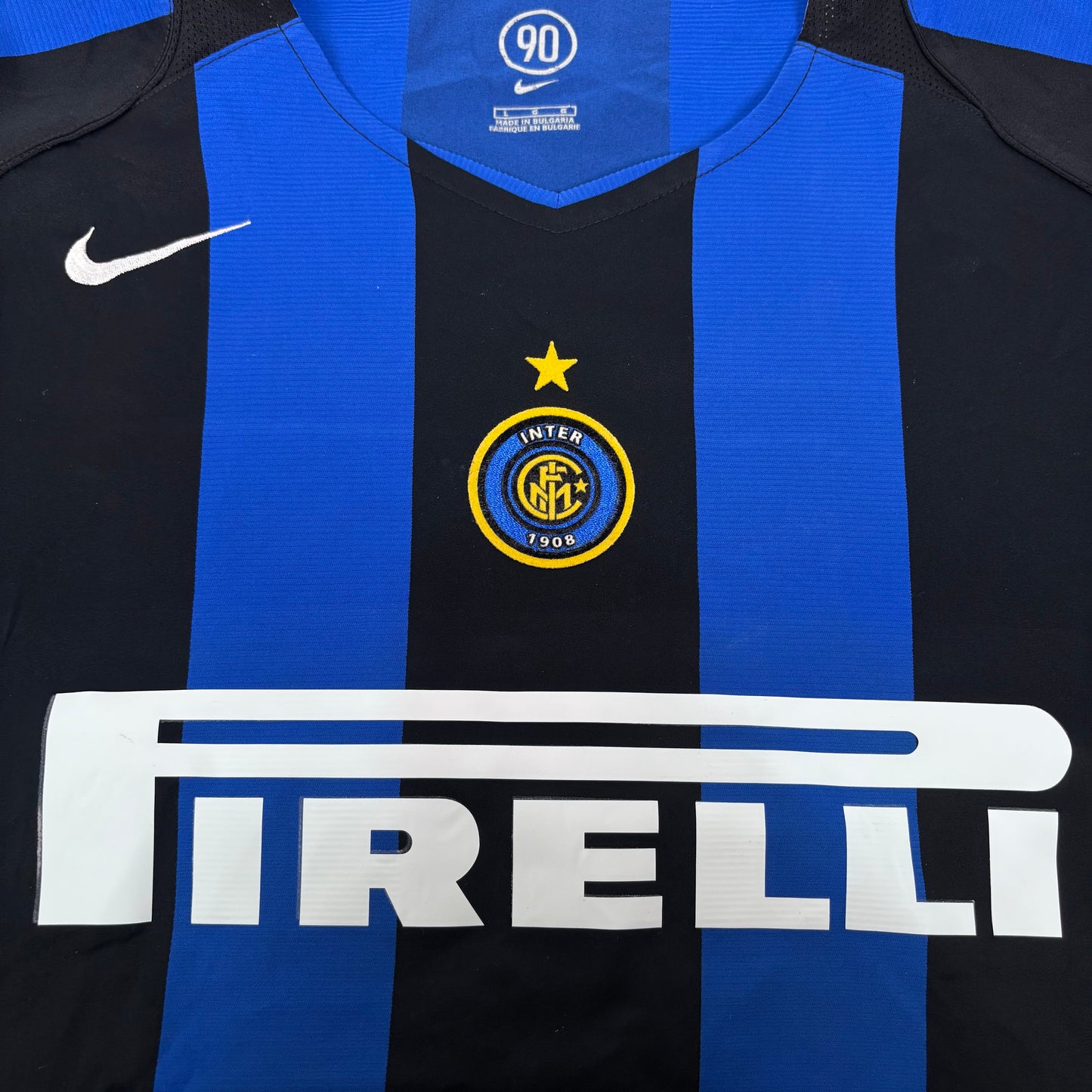 2004/05 Inter Milan Home Shirt - Adriano - L