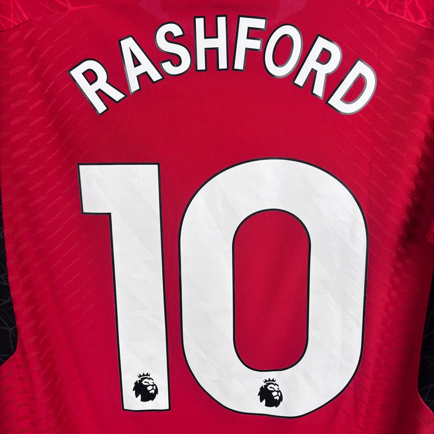 2022/23 Manchester United Home Player Issue Shirt - Rashford - L