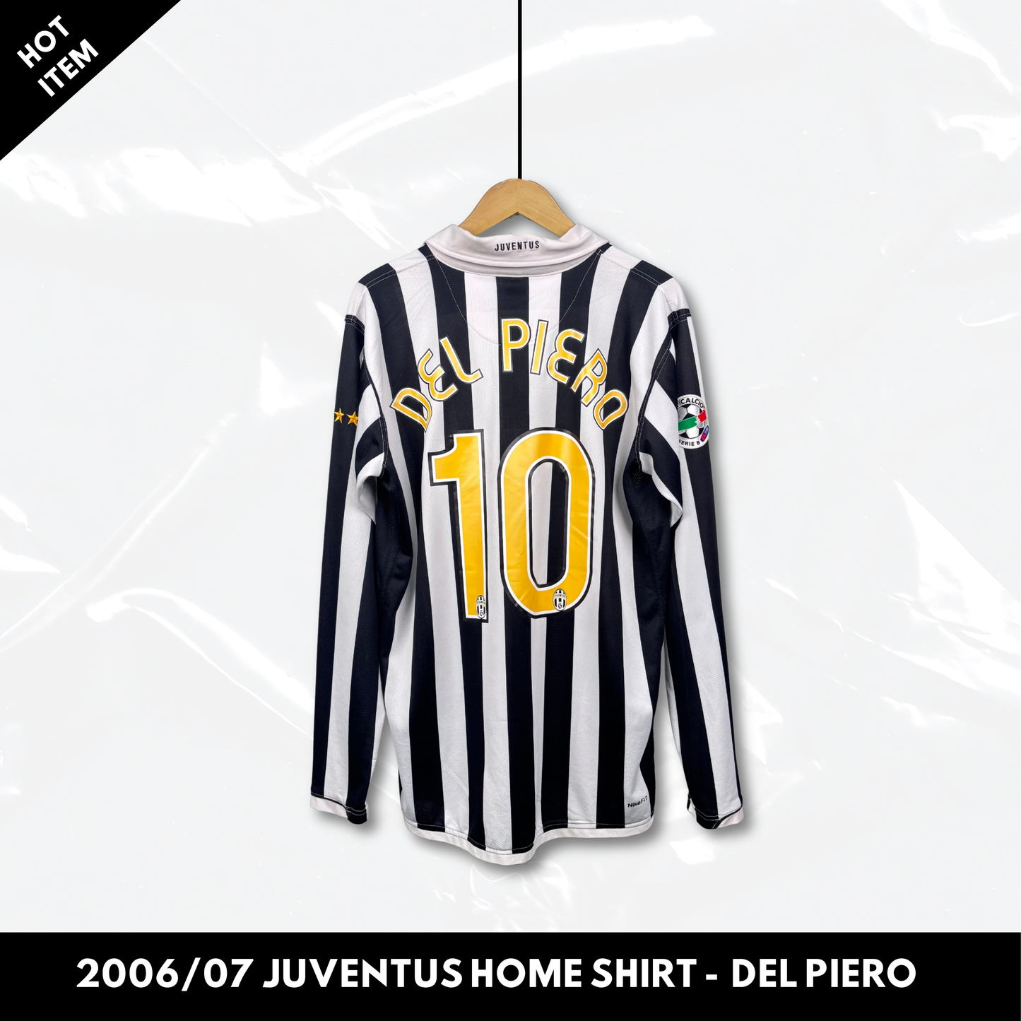 2006/07 Juventus Home Shirt - Del Piero - L