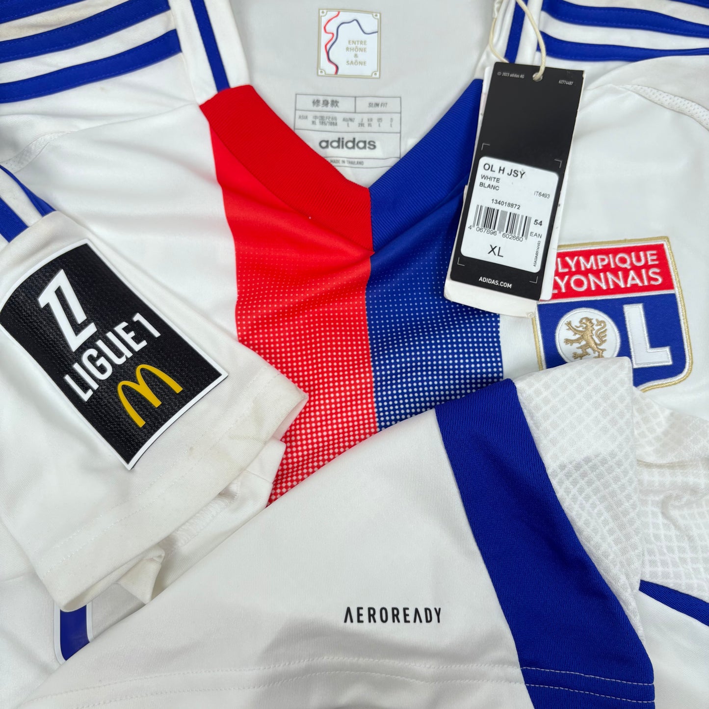 2024/25 Olympique Lyon Home Shirt - Lacazette - L - New with Tag