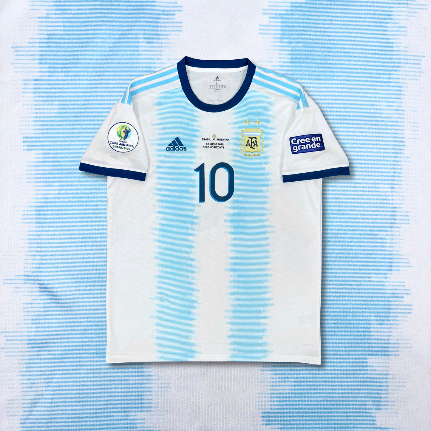 2019/20 Argentina Home Shirt - Messi - L