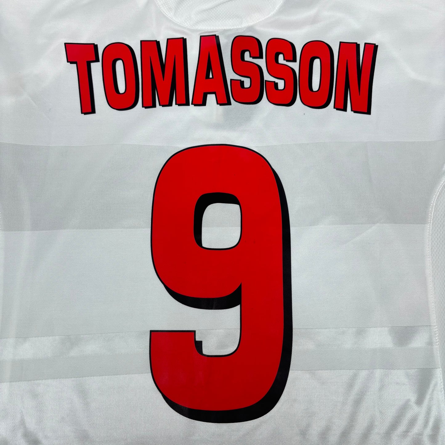 2000/01 Denmark Away Shirt - Tomasson - XL
