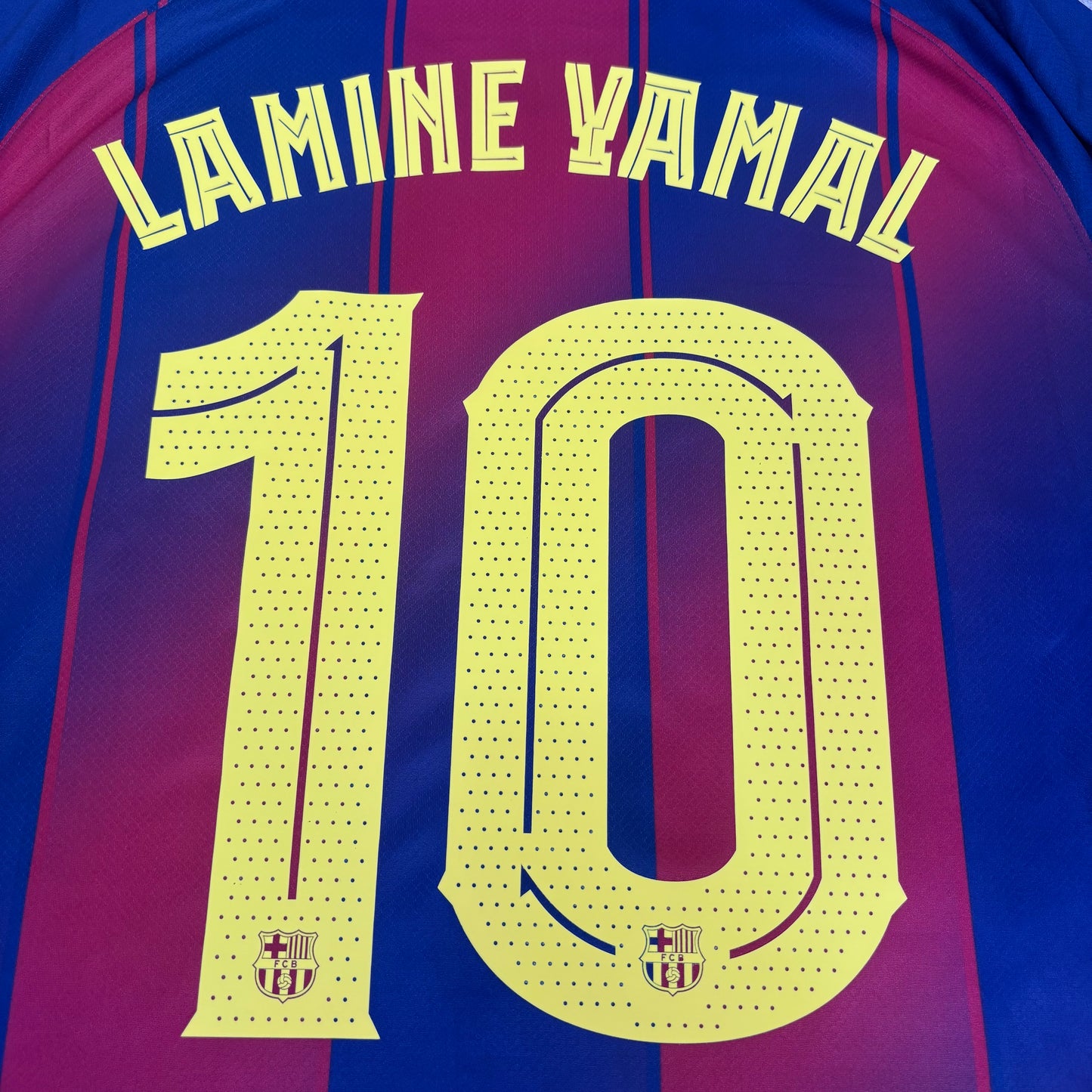 2025/26 Barcelona Home Shirt - Yamal - XL