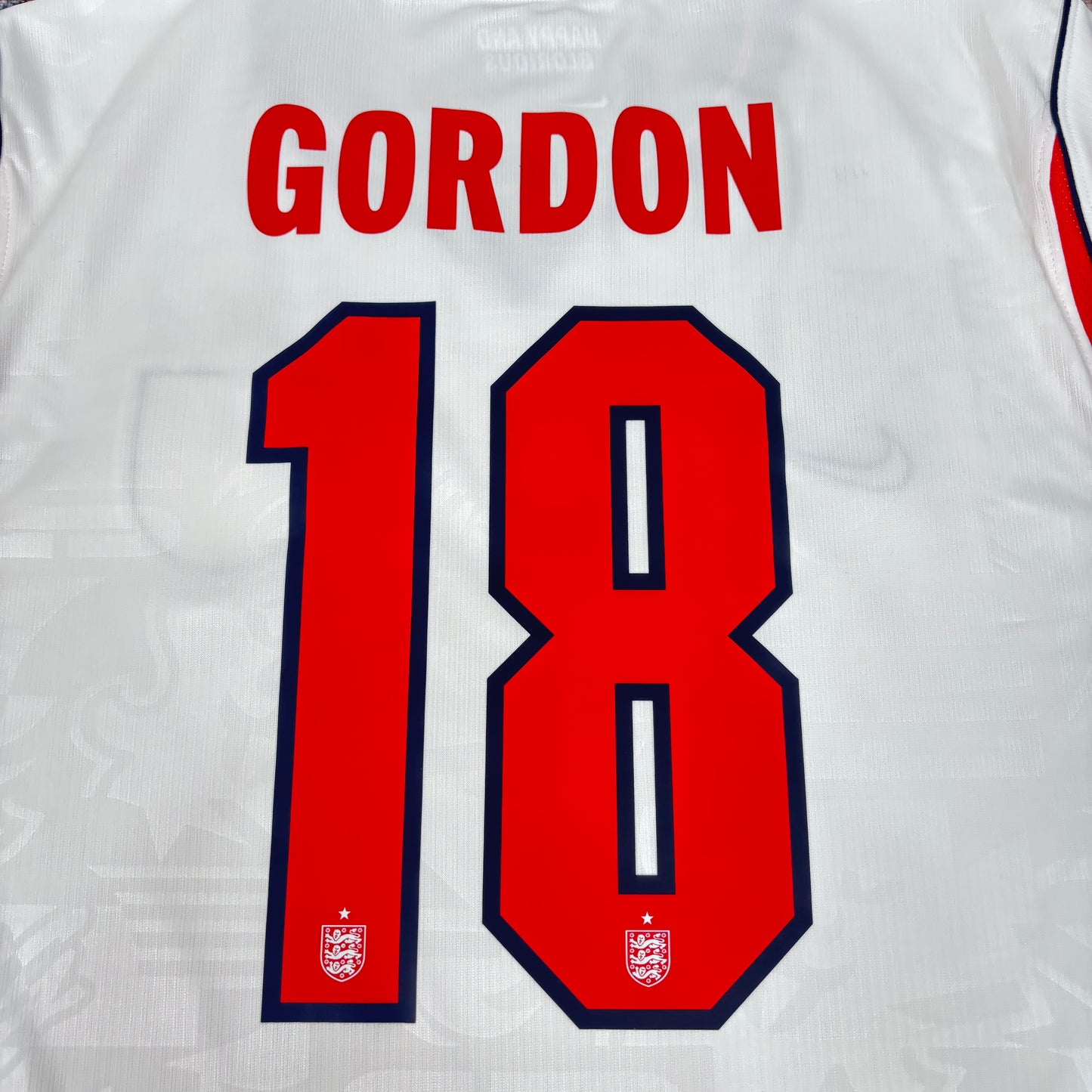 2026/27 England Home Shirt - Gordon - New with Tag - L