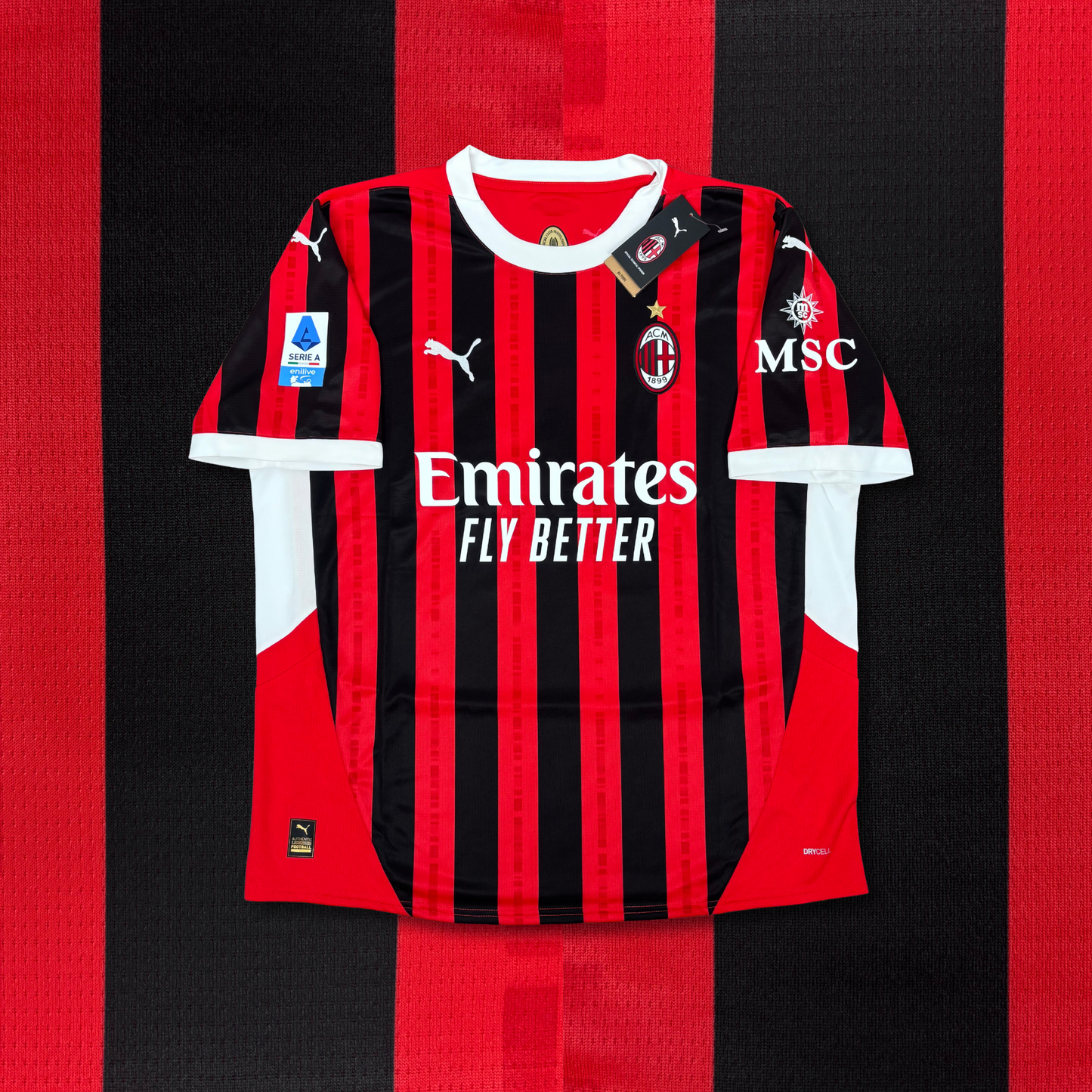 2024/25 AC Milan Home Shirt - Reijnders - XL - New with Tag