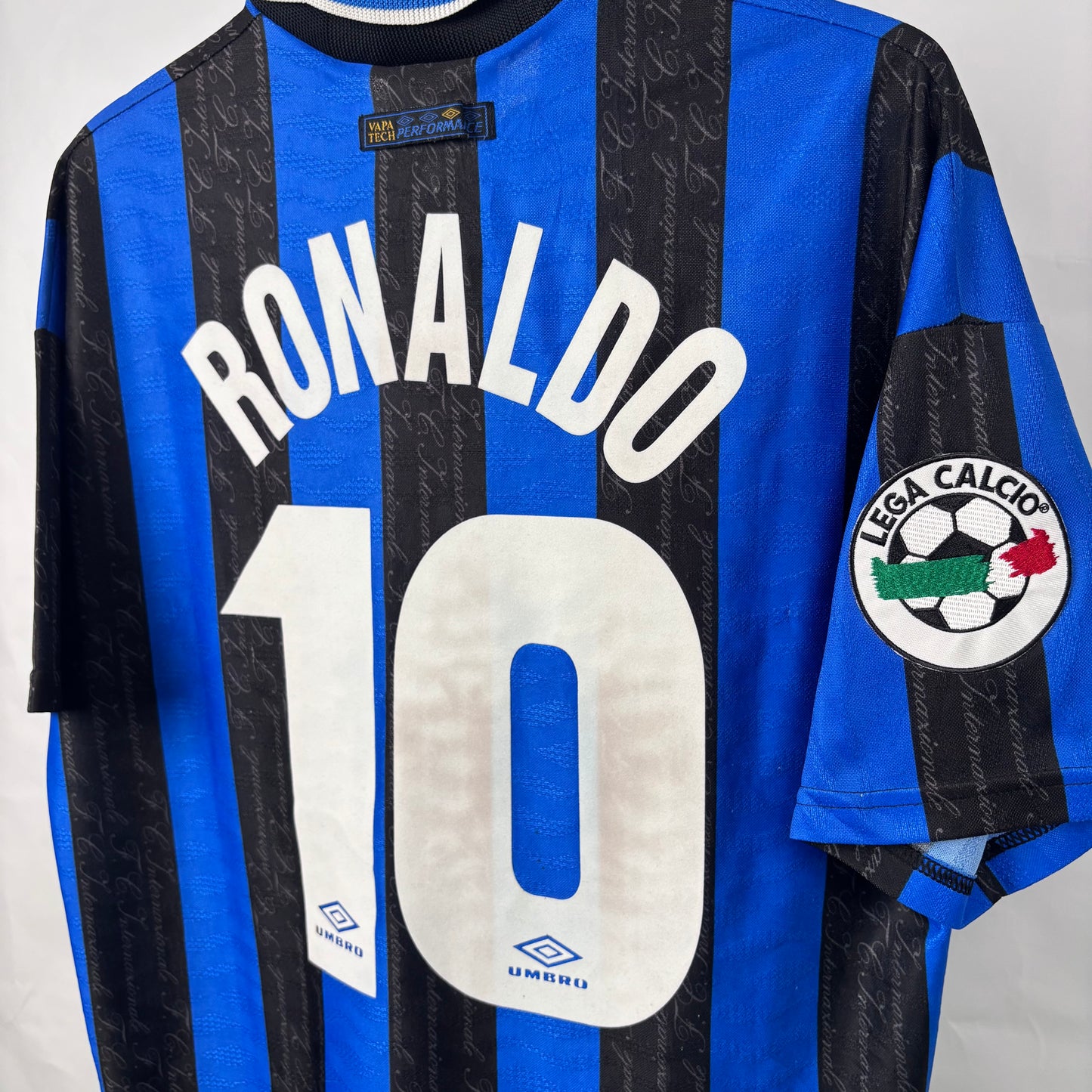 1997/98 Inter Milan Home Shirt - Ronaldo Nazario - L