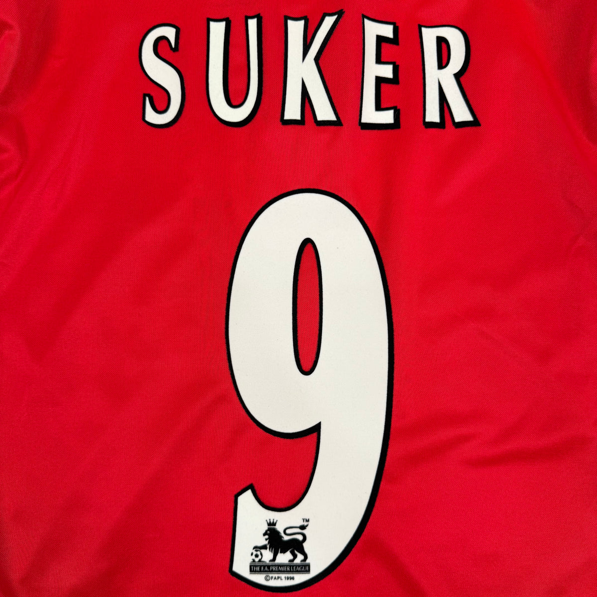 2000/01 Arsenal Home Shirt - Suker - L