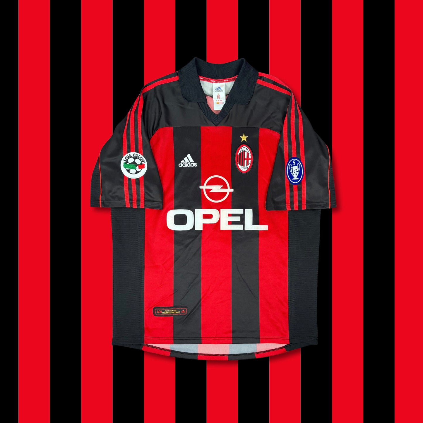 2000/01 AC Milan Home Shirt - Bierhoff - L
