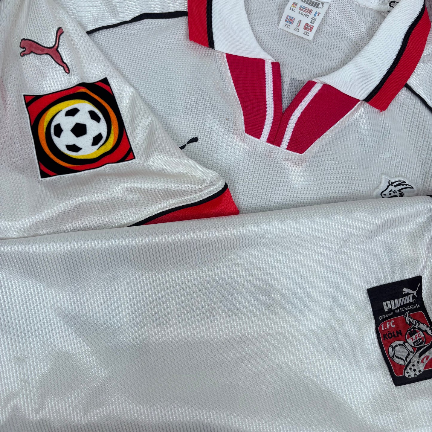 1998/99 FC Koln Home Shirt - Hussenhuttl - XXL