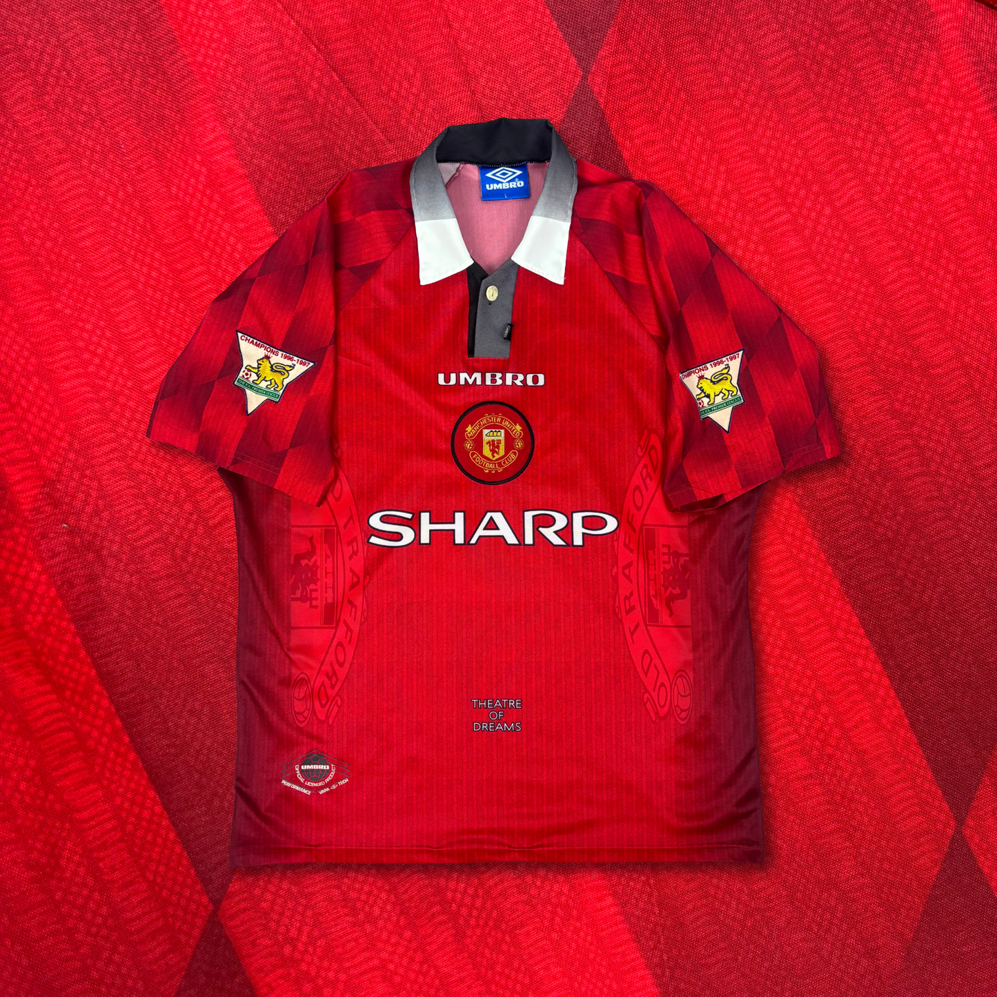1997/98 Manchester United Home Shirt - Giggs - L