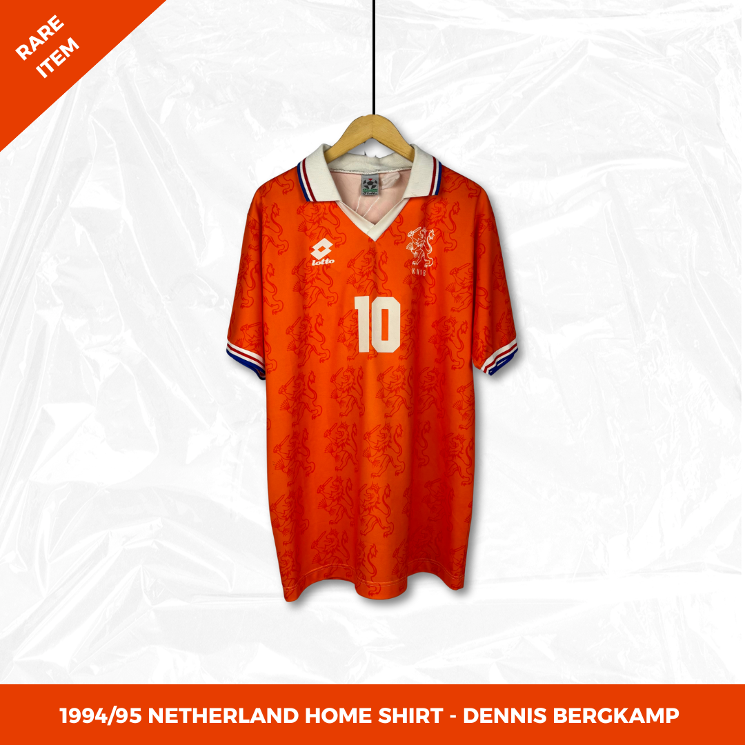 1994/95 Netherland Home Shirt - Bergkamp - L