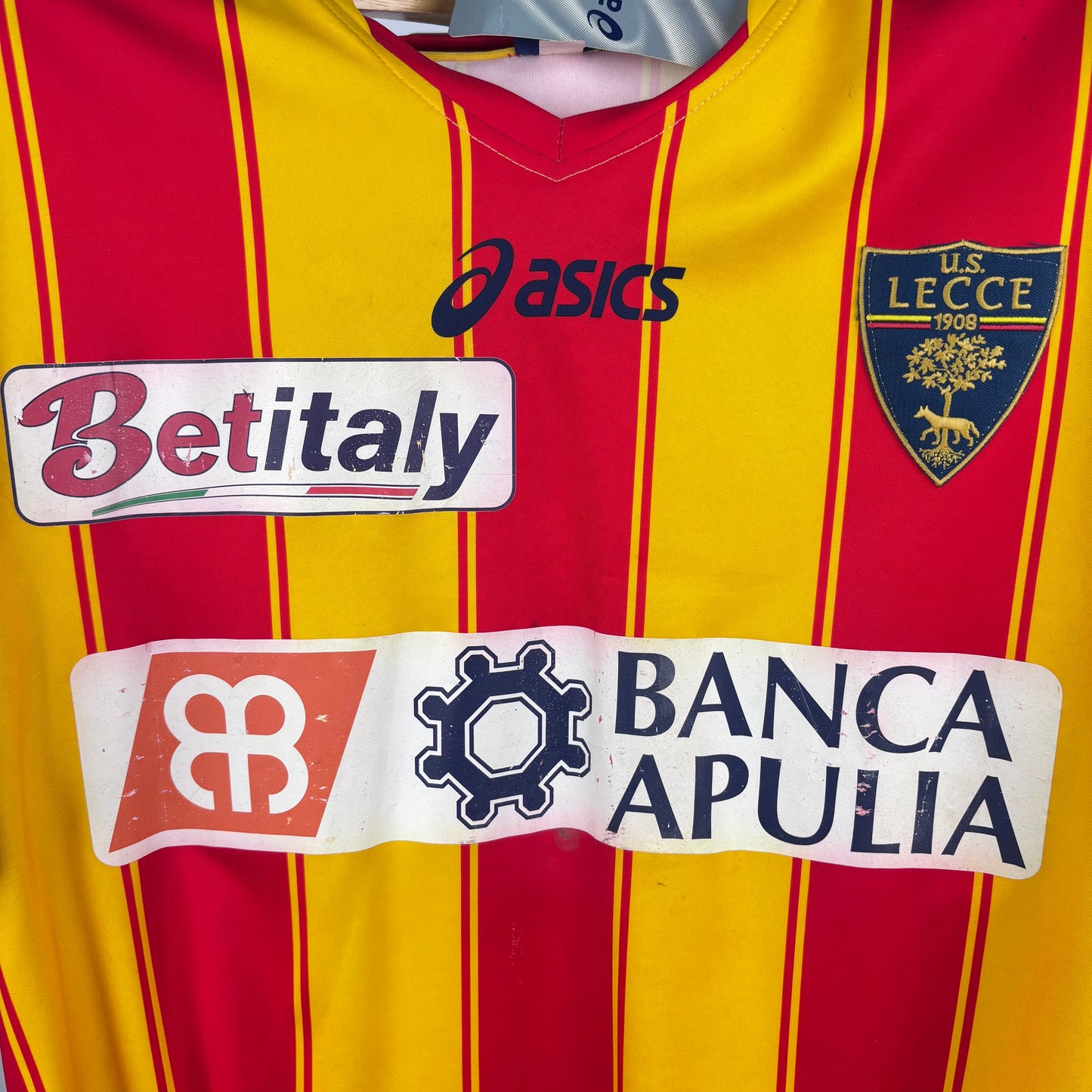 2011/12 U.S. Lecce Home Shirt - Muriel - L - Player Issue - New With Tag
