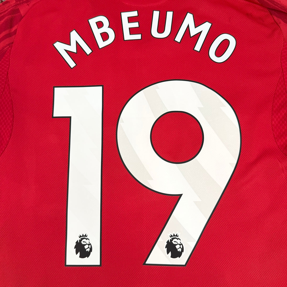 2024/25 Manchester United Home Shirt - Player Issue - Mbeumo - M