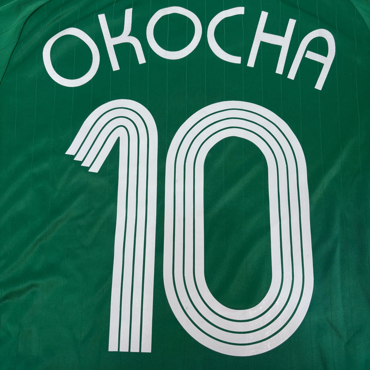 2006/07 Nigeria Home Shirt - Okocha - M