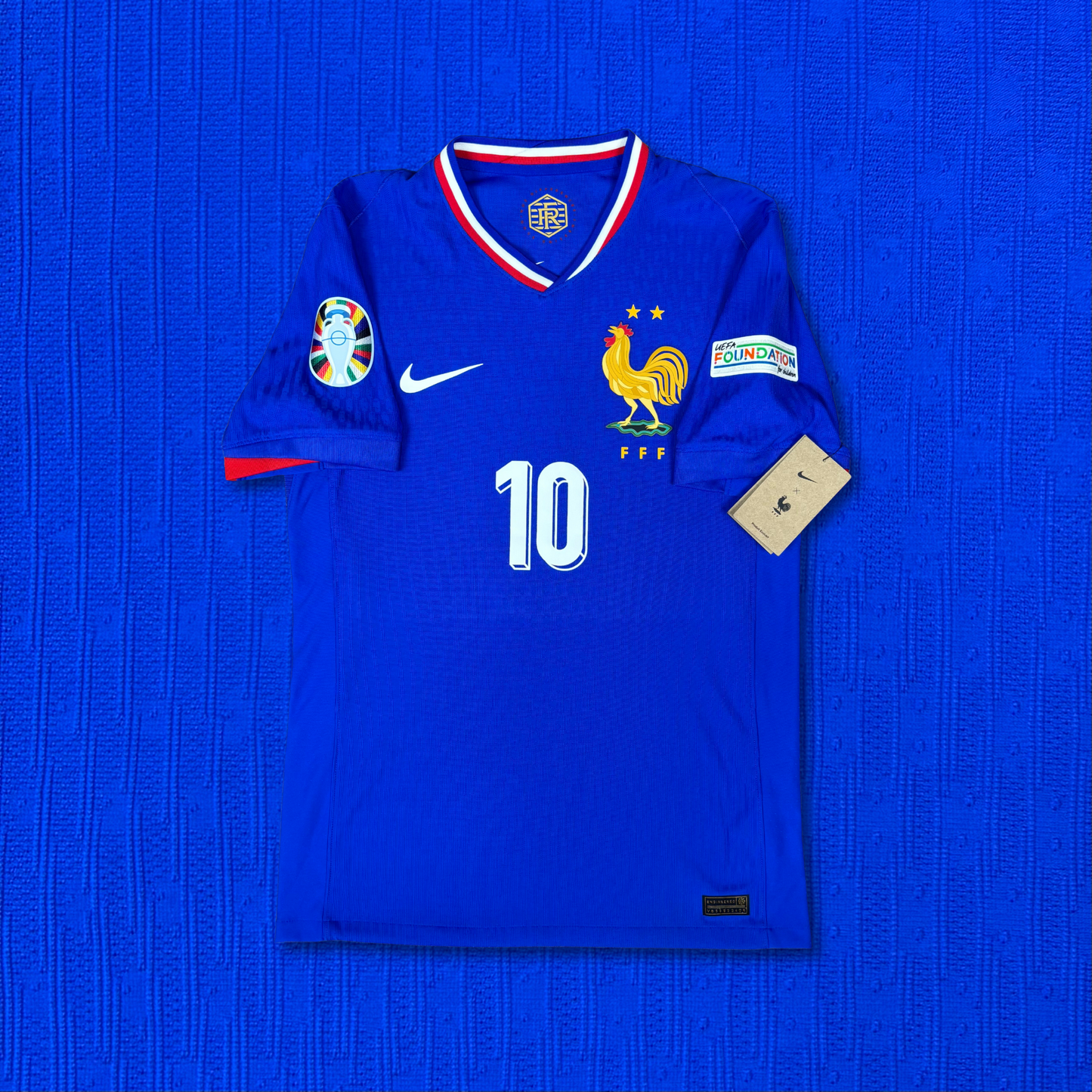 2024/25 France Home Player Issue Shirt - Mbappe - S