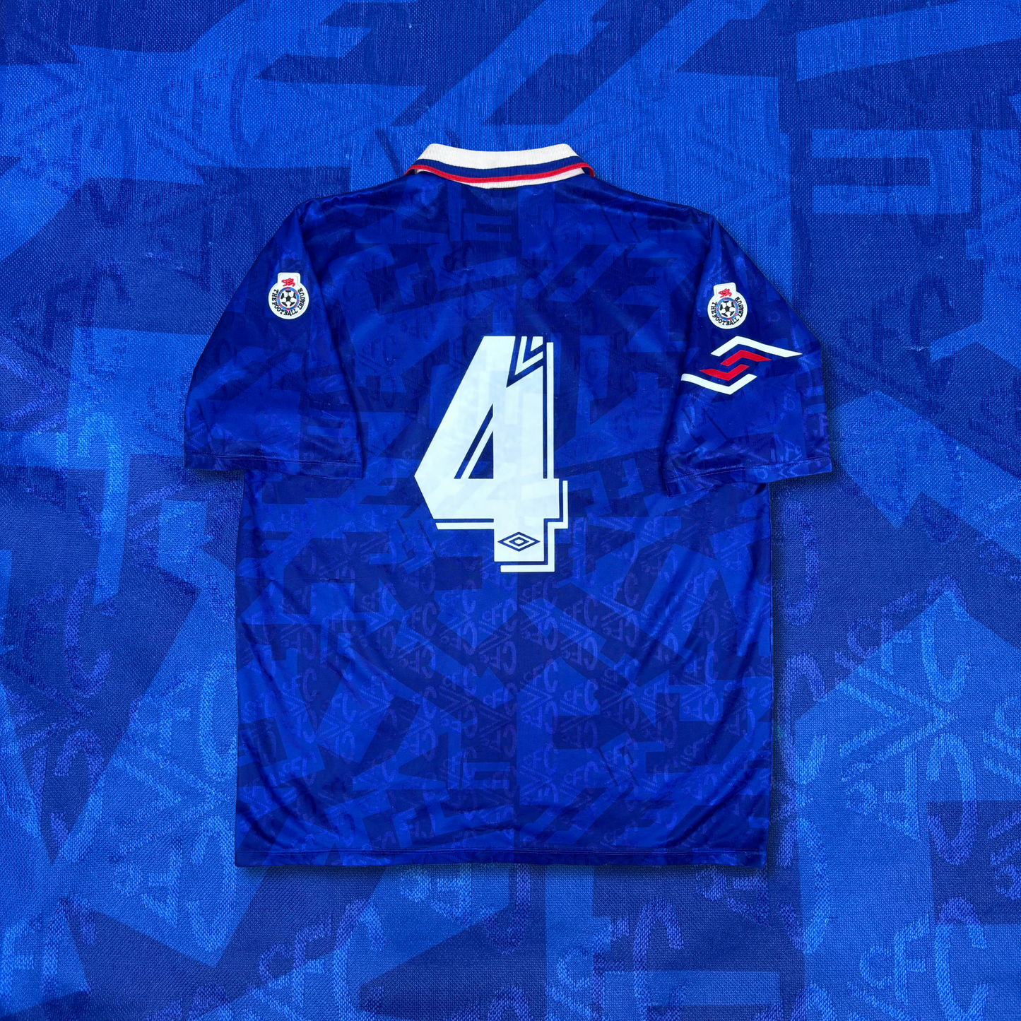 1991/92 Chelsea Home Shirt - Vinnie Jones - L