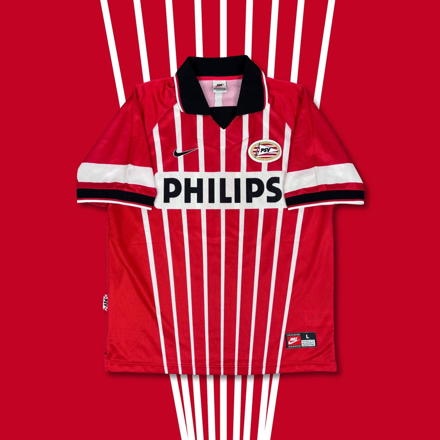 1997/98 PSV Eindhoven Home Shirt - Cocu - L