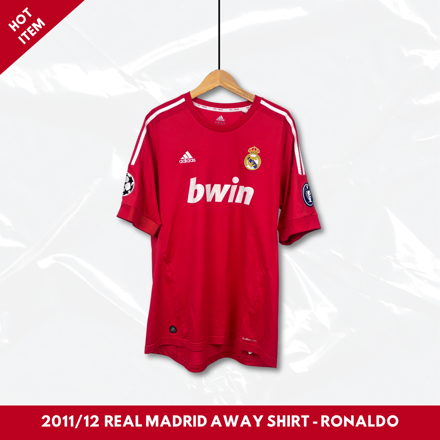 2011/12 Real Madrid Third Shirt - Ronaldo - XL