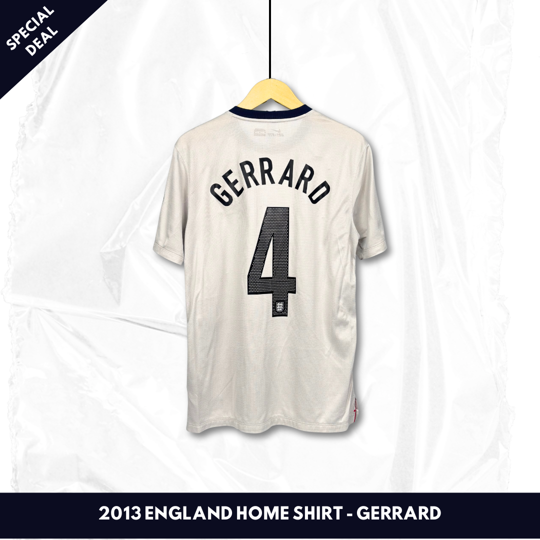 2013/14 England Home Shirt - Gerrard