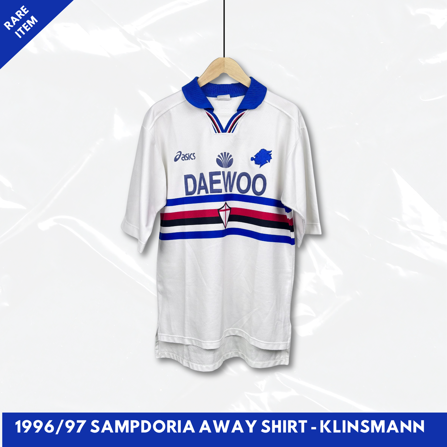 1996/97 Sampdoria Away Shirt - Klinsmann - L