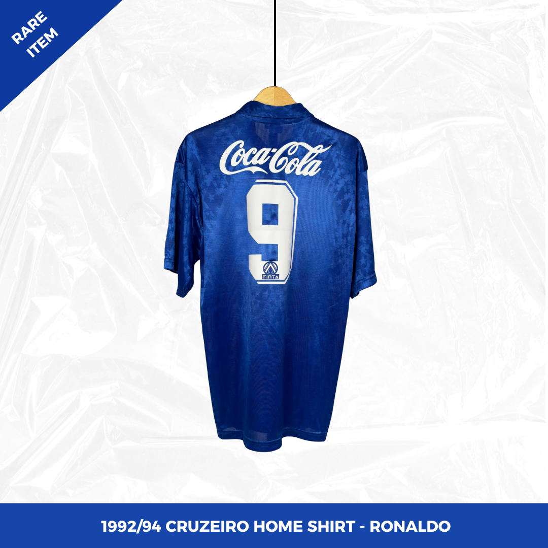 1993/94 Cruziero Home Shirt - Ronaldo - L