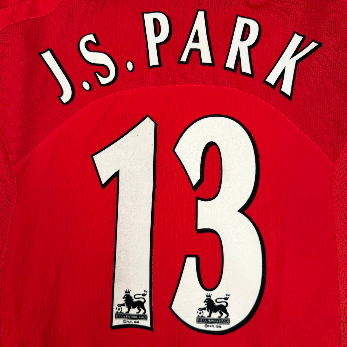 2005/06 Manchester United Home Shirt - Ji Sung Park - XL