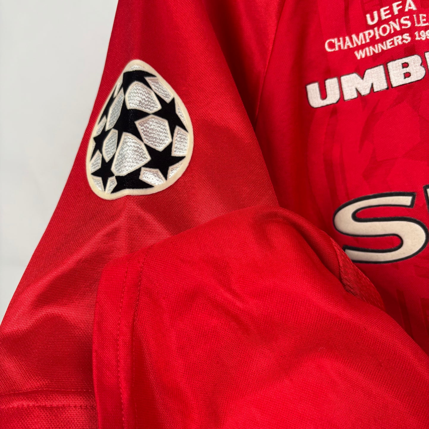 1999/00 Manchester United Home Champions League Shirt - Scholes
