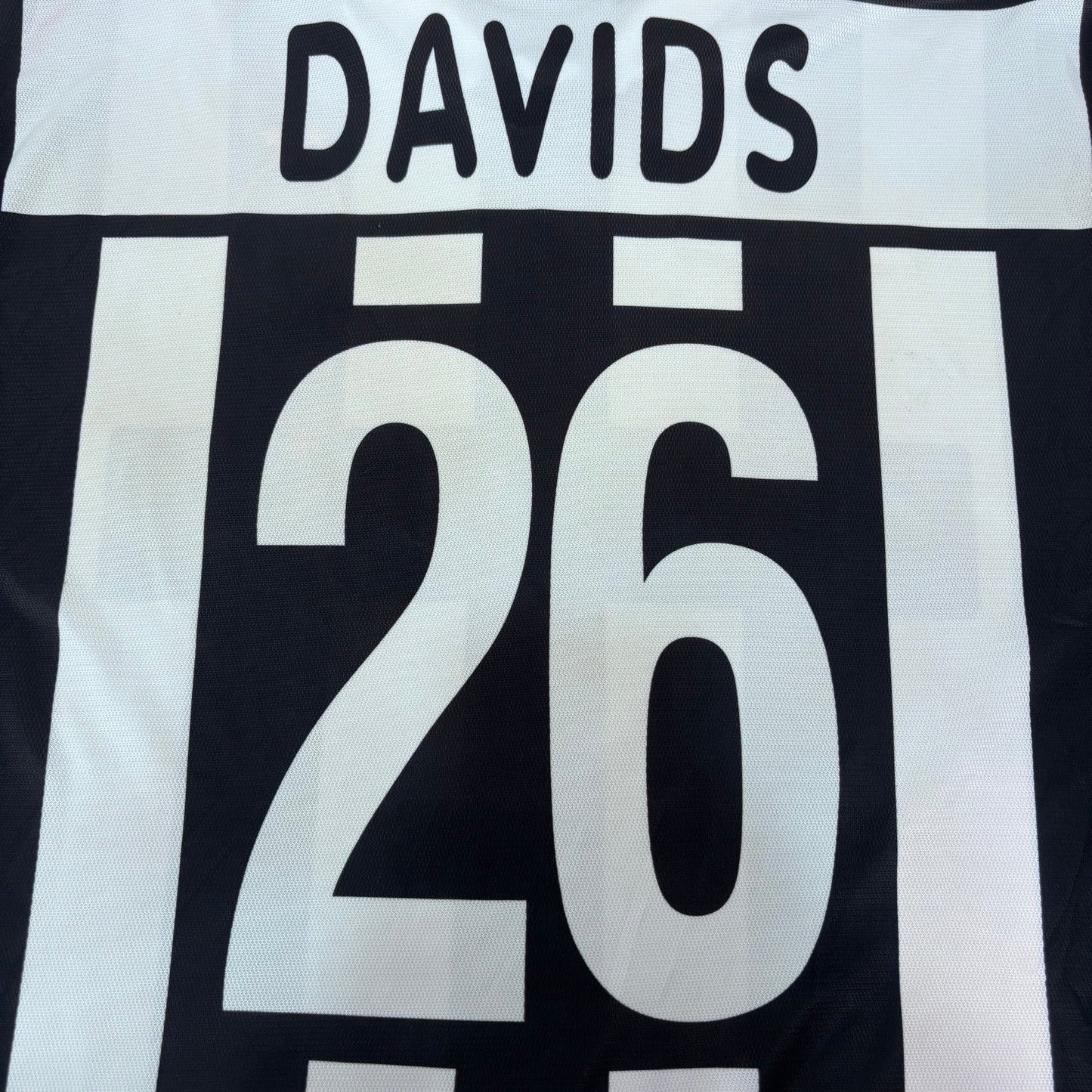 2000/01 Juventus Home Shirt - Edgar Davids - Player Issue - M