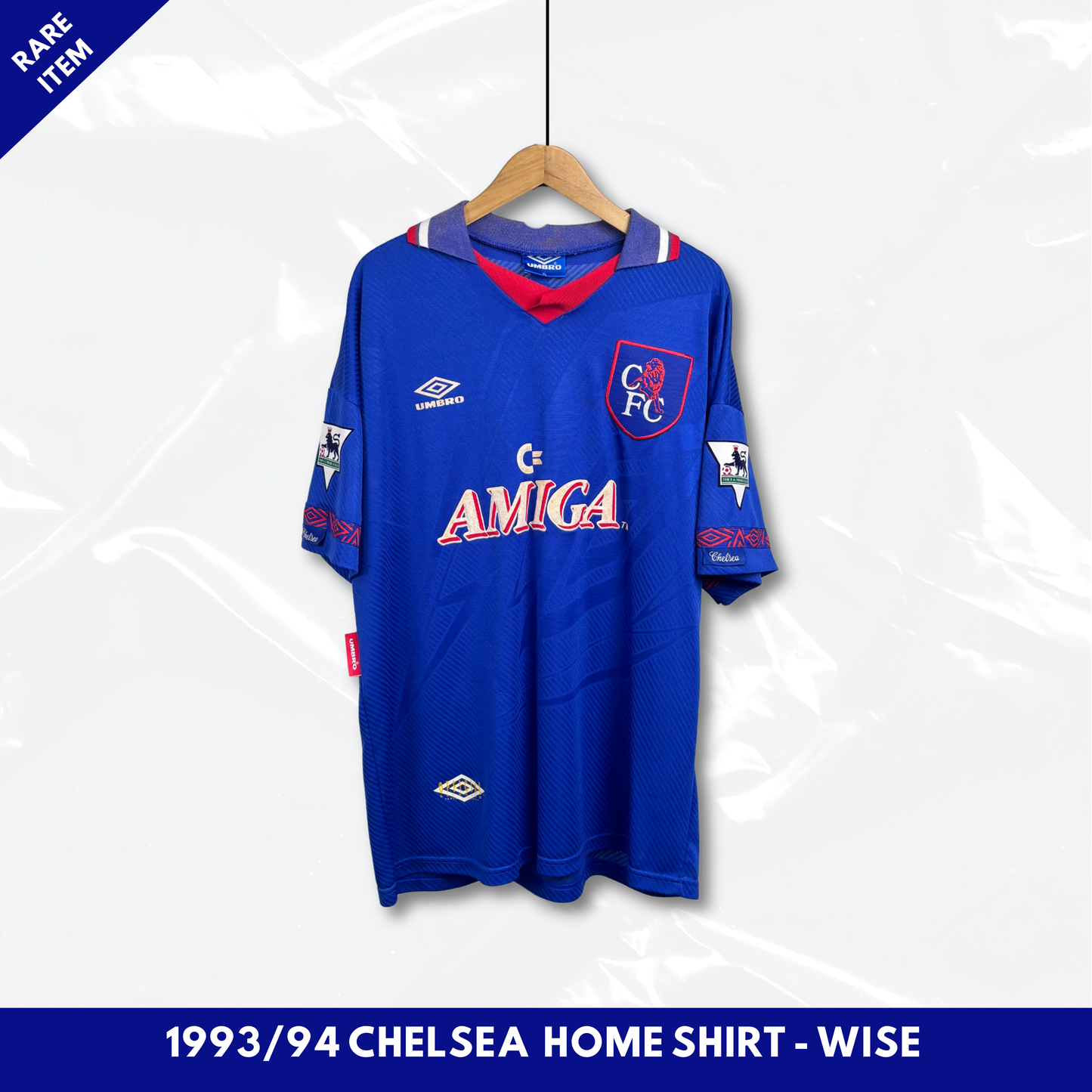 1993/94 Chelsea Home Shirt - Wise - XL
