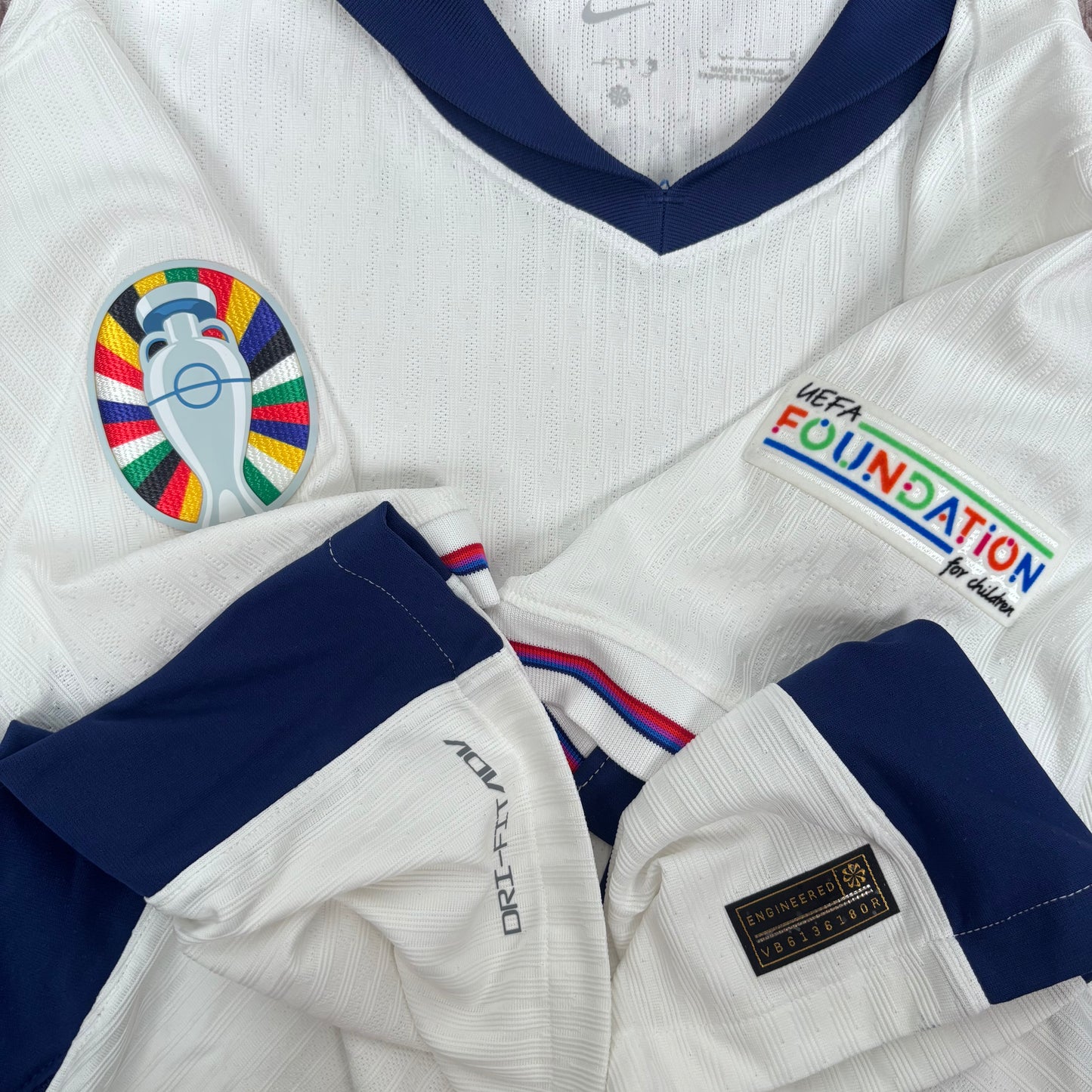 2024/25 England Home Shirt - Player Issue - Rice - L