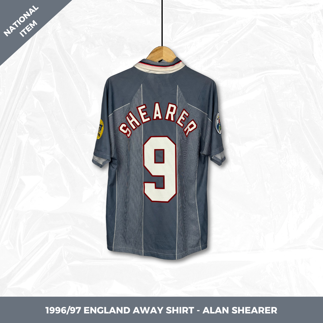 1996/97 England Away Shirt - Gascoigne