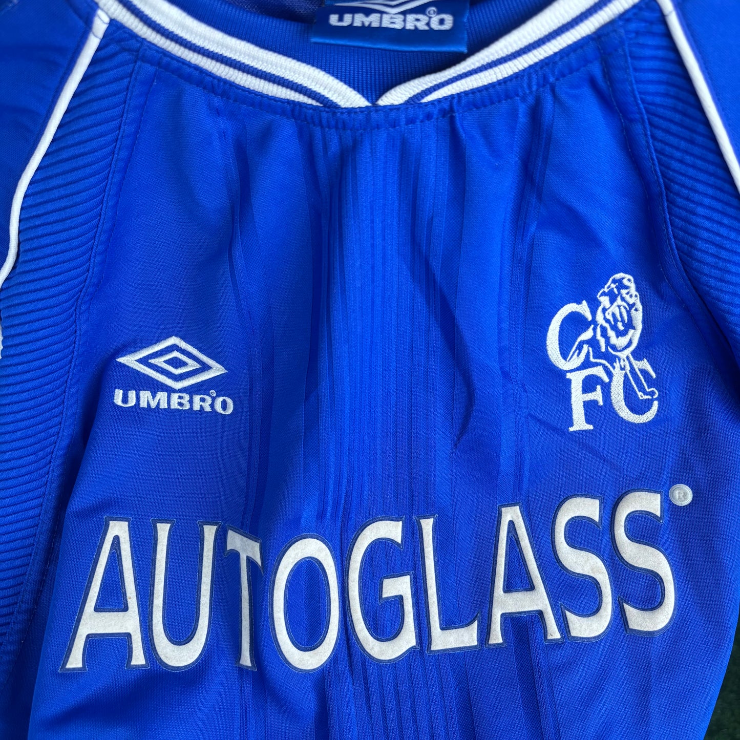 1999/00 Chelsea Home Shirt - Zola - Longsleeve - L