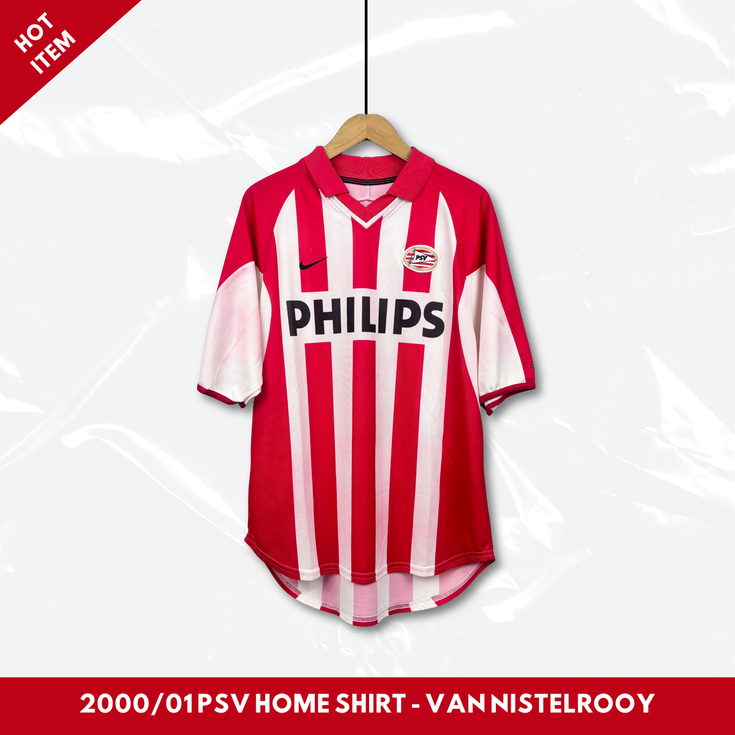 2000/01 PSV Home Shirt - Van Nistelrooy - L