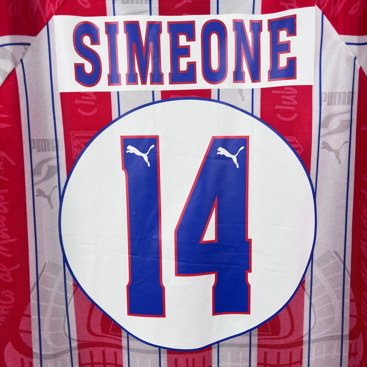 1996/97 Atletico Madrid Home Shirt - Simeone - XL